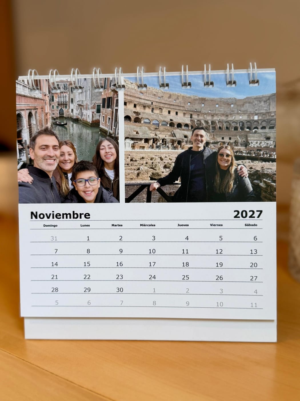 Calendario personalizado